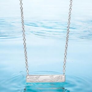 STERLING FOREVER Swimming Siren Pendant Necklace 925 Silver BRAND NEW